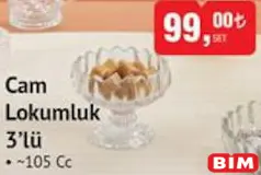GLASS İN LOVE CAM LOKUMLUK 3'LÜ 105 CC